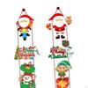 Christmas Door Banners Hanging Banner Couplet Front Plaque Pendant for