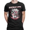 System of a Down Mushroom People T Shirts Mens  Pure Cotton Funny TShirts Crewneck  Tees Short Sleeve Clothes Gift Idea