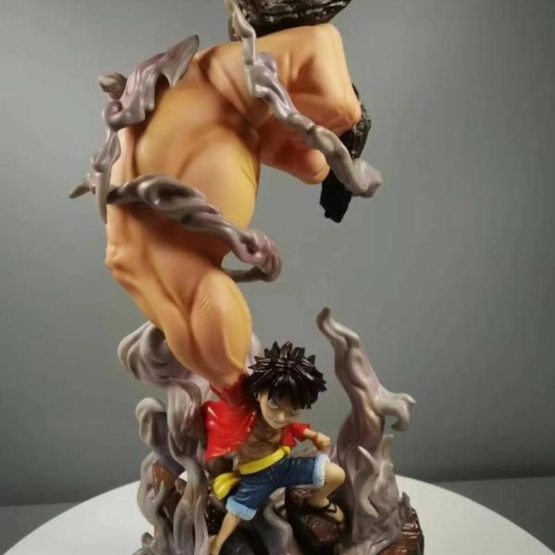 

Цельные фигурки Gear 3 Luffy, фигурки Big Fist Monkey D Luffy, аниме-фигурка, коллекция ПВХ, модель игрушки, украшение, кукла, подарок
