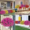 Silk Artificial Morning Glory Flower Fake Faux Flower Bouquet  Home Decor