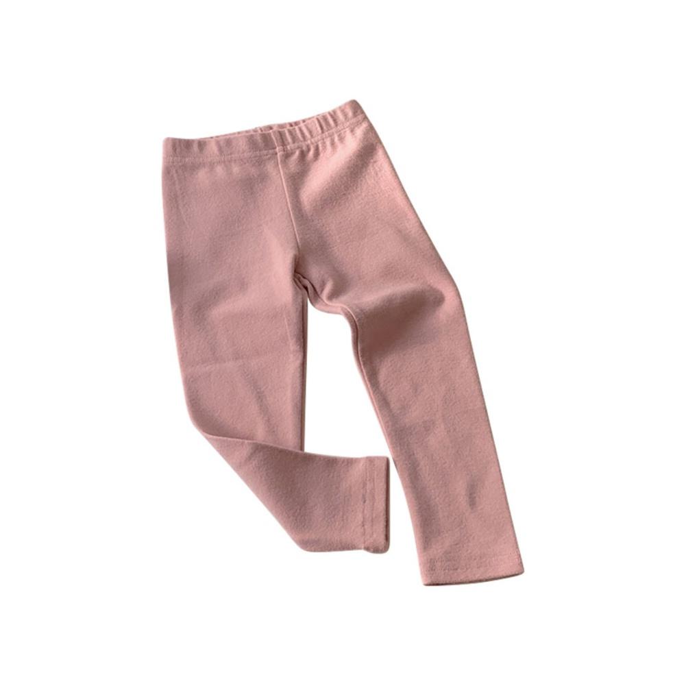 Girls' Leggings Solid Color Kids Elastic Pants