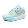 752 Unisex Basketball Shoes: Mid-Top Velcro Mesh for Spring, Autumn, Winter - Colorful Training Sneakers.