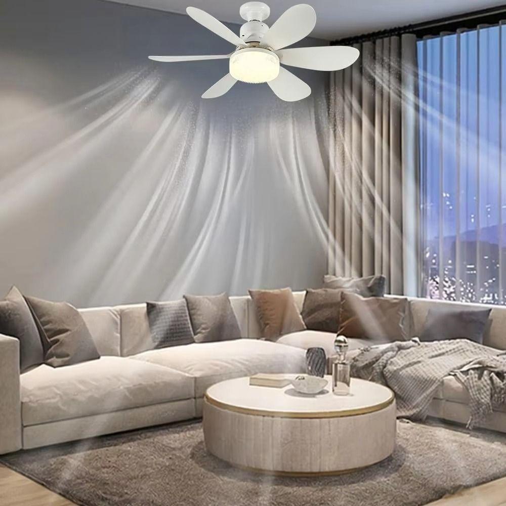 Dimmable LED Light Fan With Remote Control Electric Fan Ceiling Lamp Ceiling Fan Light Living Room