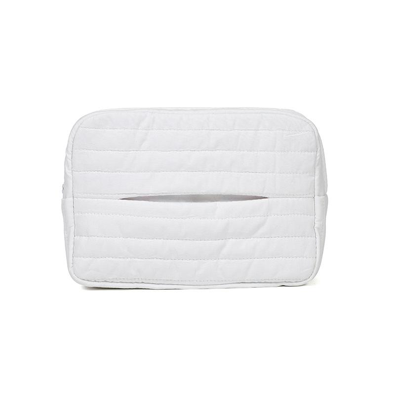 Cartoon cloth car tissue box Car seat back hanging paper box multi-functional car interior supplies