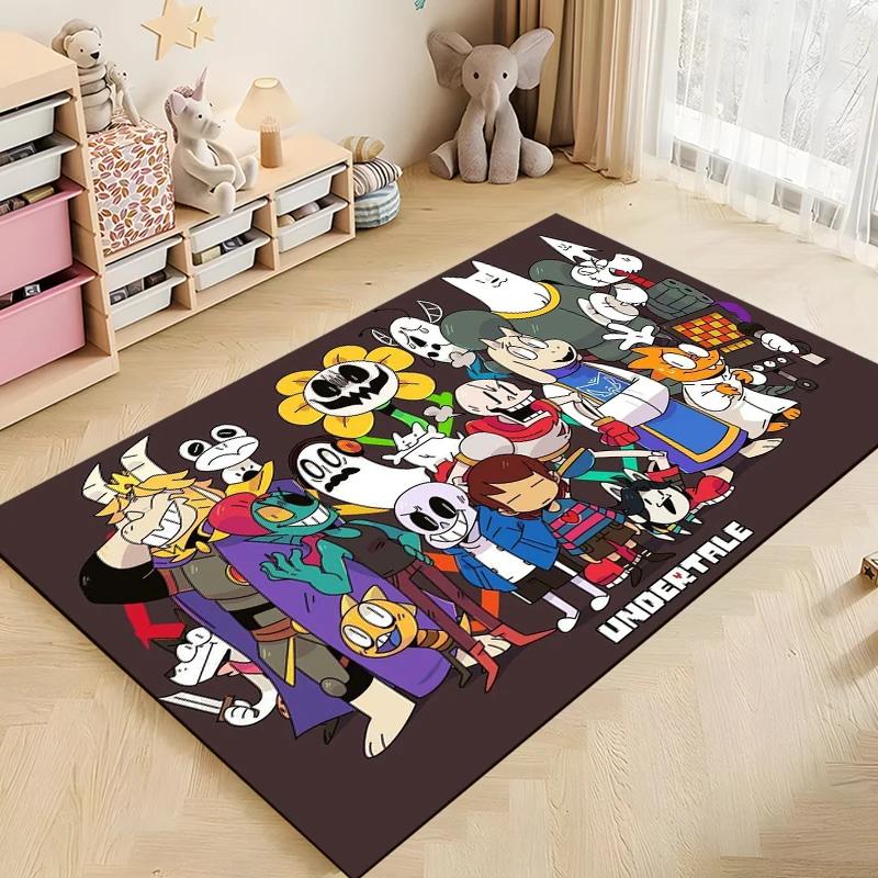U-Undertale Pattern Rug for Living Room Area Carpet Bathroom Mat Creative Doormat Bedroom Mat Home Decor Outdoor Rug