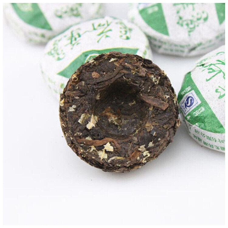 Yunnan Pu er Ripe Tea Mini Small Tuocha Травяной чай Пуэр с листьями лотоса 500g/17.6oz — фото 5