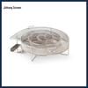 304 Stainless Steel Round Mesh Smoker Basket for BBQ