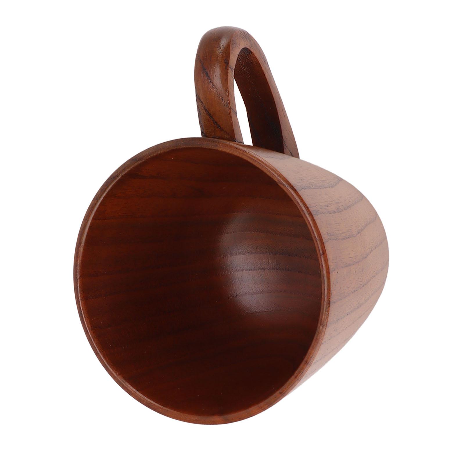 Tasses à thé en bois   Multifonctionnelles Sûres Écologiques   Tasses à thé en bois pour boire du thé Café Vin Bière Boissons chaudes