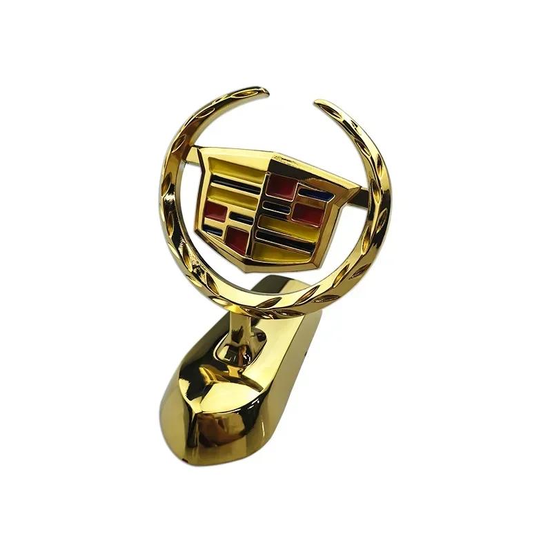 3D Metal Car Front Hood Emblem Cover Bonnet Badge Sticker for Cadillac ATS BLS CT5 EXT SLS SRX XT4 XT6 XTS XLR Escalade DTS