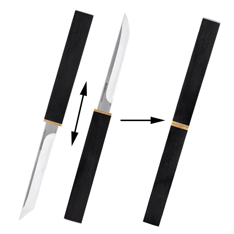 

Двойное лезвие из нержавеющей стали с деревянной ручкой кухонные ножи хозяйственный нож для рыбалки на открытом воздухе бытовая кулинария резак