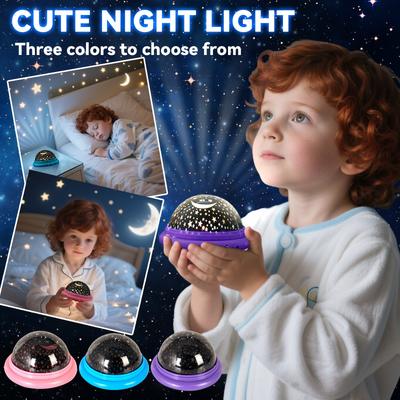 Projecteur d'Étoiles LED Avec 3 Modes de Projection, Veilleuse Enfants Bébé, Projecteur d'Étoiles, Lampe de Chevet Chambre, Fête, Anniversaire,