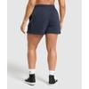 Gymshark Legacy Cotton Shorts Heavy Blue B1b1l Uctn