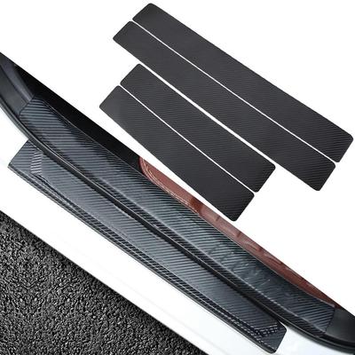 Set,Nero Maniglia di portello Wrap Kit maniglia Decorazione per Tesla Model 3 anti-graffio ecologico maniglia di Protector 4Pcs