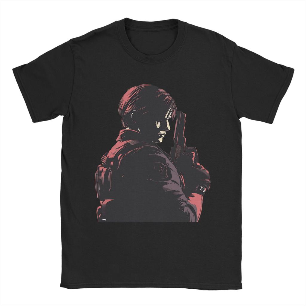 Leon Kennedy RE9 Cotton T Shirt For Adult Summer Y2K Basic T Shirts Comfortable Hip Hop Tee Shirt Oversize Loose Tops