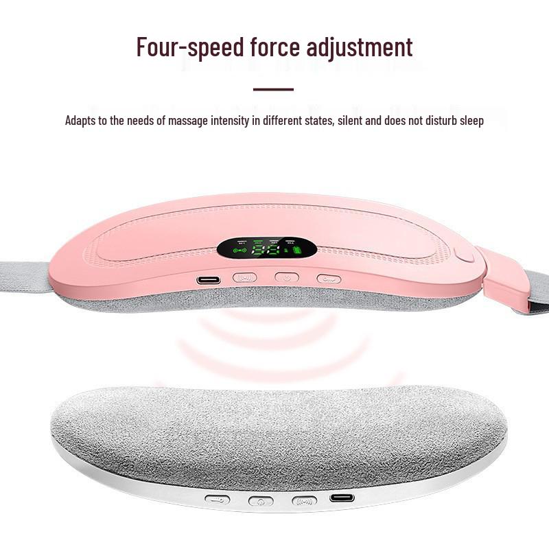 Cross-Border Smart Heating Waist Belt with Digital Display for Menstrual Relief and Vibration Support