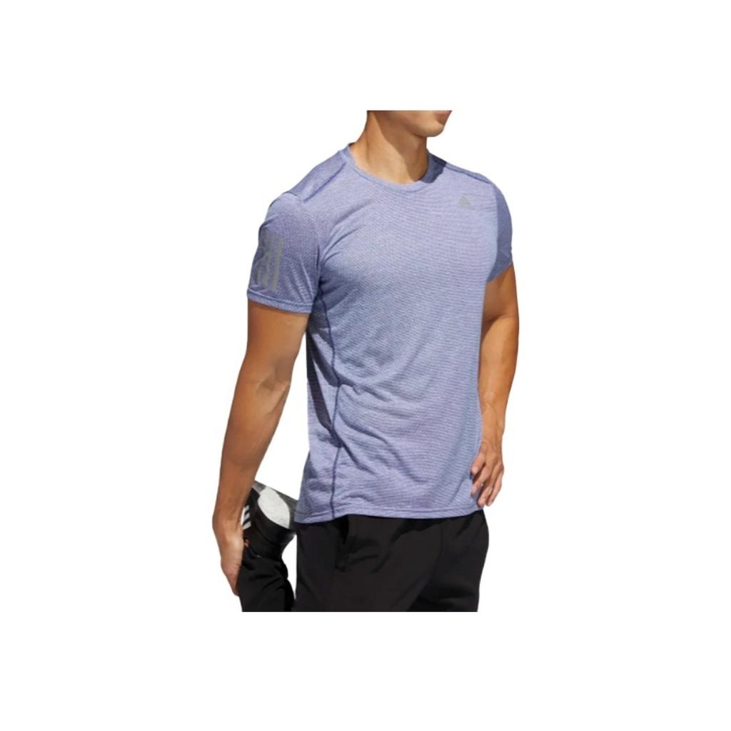 Adidas Reflective Running Short Sleeve T-Shirt Men Tops Indigo FM5806
