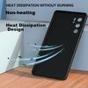 HotFire Huawei P40 Phone Case, Huawei P40 Protective Cover, Full Lens Protection Upgraded Frosted Anti-Drop Slim Silicone Soft Case - Midnight Black