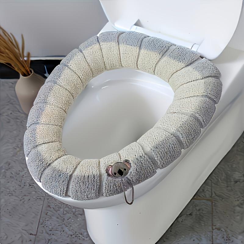 

Washable Toilet Seat Cushion, Thick Comfort, Dual-Color, Universal Fit, with Easy-to-Clean for Home and Commercial Use