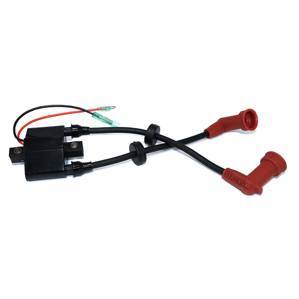 Ignition Coil Assy 6F5-85570-10 for Yamaha 4 Stroke 15HP 20HP Outboard Motor