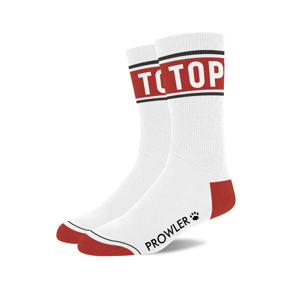 Chaussettes TOP Blanc-Rouge - Prowler RED - CHAUSSETTES