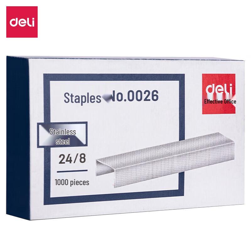 Deli 0026 Heavy-Duty Stainless Steel Staples