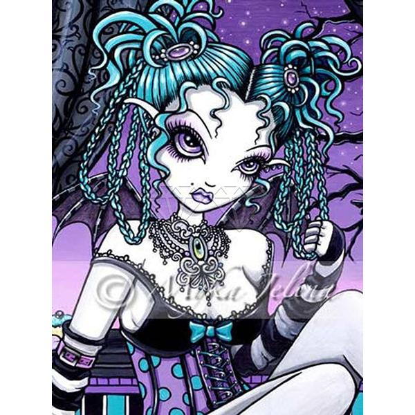 5D DIY Diamond Painting Kit  Millennial Girl   Art Diamond Embroidery Rhinestones Decorations for Home