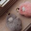 [RRxARTE] ALPACA CAT KEYRING PINK