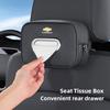 Car Tissue Box Quality Leather Auto Paper Towel Storage Bag For Chevrolet Cruze Malibu Colorado Suburban Equinox Blazer Trax