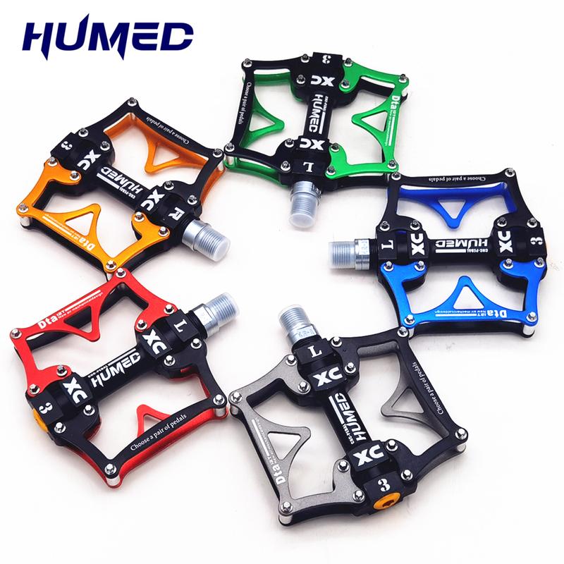 2021 New Wide Flat Mountain Road Cycling Bicycle Bike Pedal 3 Sealed Bearings 9/16 MTB BMX Pedals 5 Colors Available