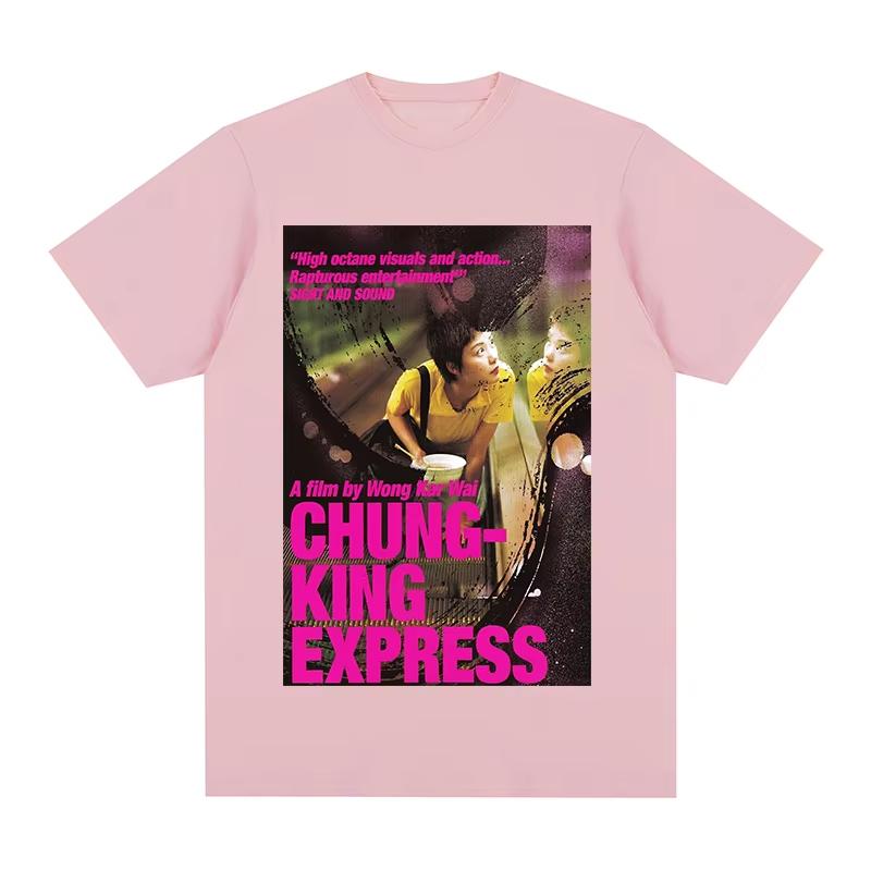 2026 Neuer Chungking Express Film Chinesisches Vintage Y2k Streetwear T-Shirt Baumwolle Unisex und Unisex T-Shirt Hochwertige Oberteile