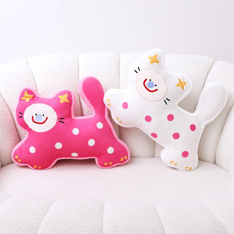 Adorable Plush Cat Pillow Soft Stuffed Animal Toy Perfect Gift For Kids