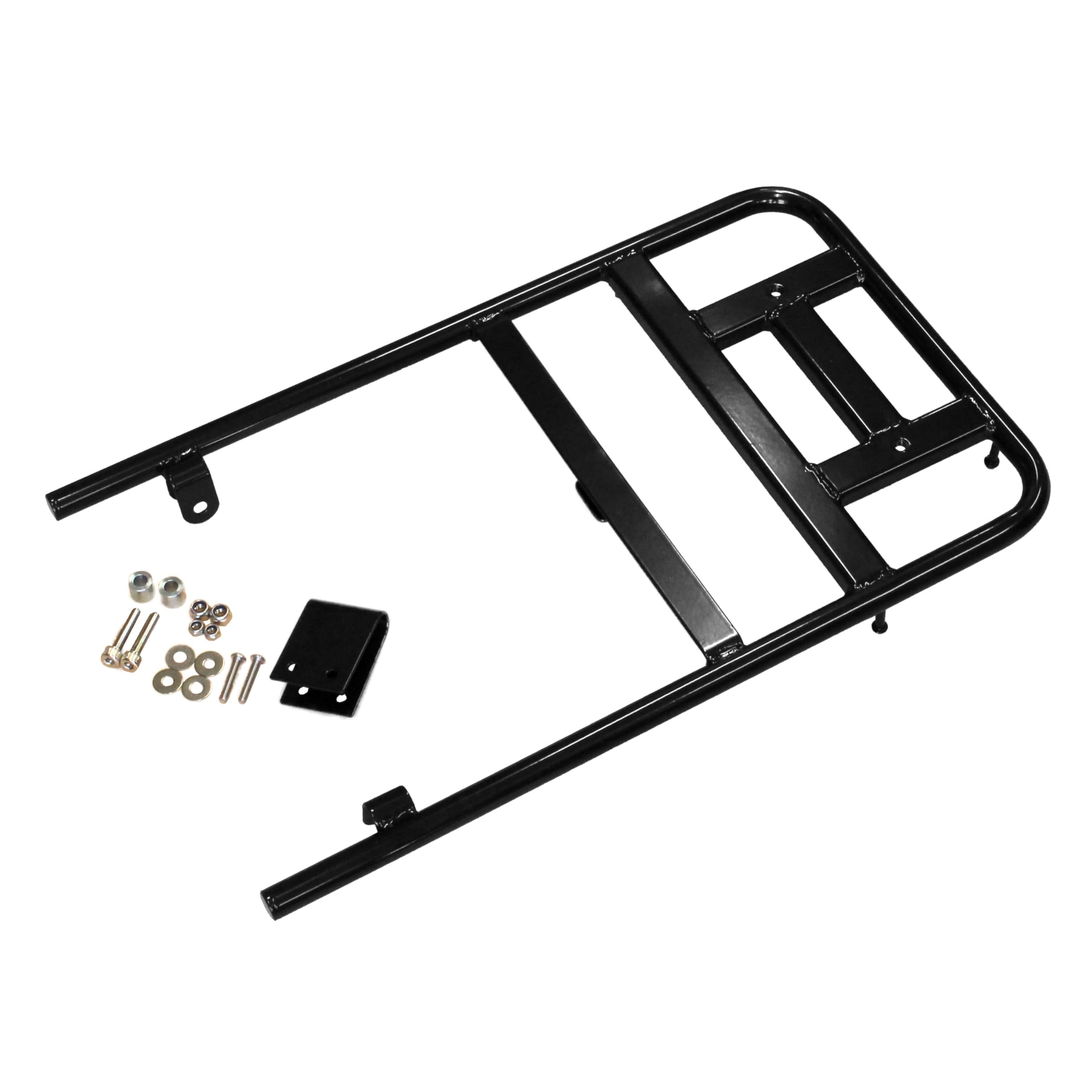 

WE Parts Черный багажник для Super Cub и Cross Cub JA60 Задний с грузоподъемностью 10 кг, подходит для оригинального оборудования, Сделано на Тайване AA04, JA10, JA60, JA44, JA45, чёрный