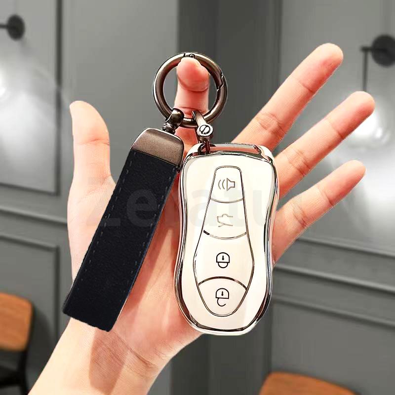 Fashion Tpu Auto Accessories Car Remote Key Cover Case Shell Fob For Geely Azkarra Fy11 Atlas Pro New Emgrand Gs X6 Suv Ec7