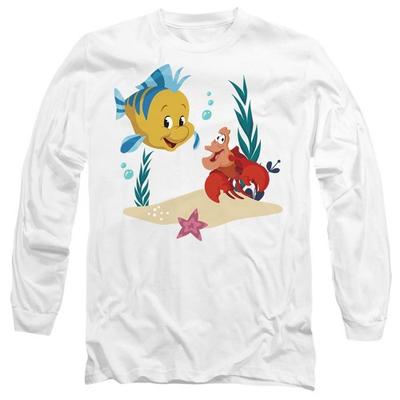 The Little Mermaid Unisex Adult Flounder & Sebastian T-Shirt