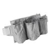 Tool Belt Pouch Waterproof Oxford Fabric Multipurpose 3 Pocket Electrician Tool Organizer Bag Gray
