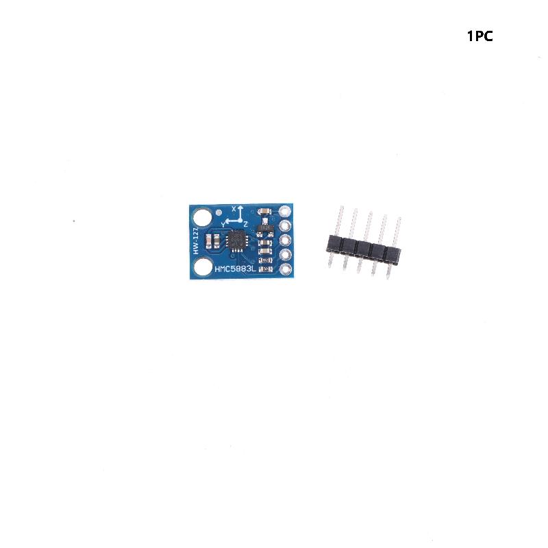 Gy-273 Qmc5883L Three-Axis Magnetic Field Sensor 3V-5V Electronic Compass Magnetometer Sensor Module For Arduino