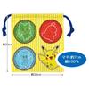 Skater Gusseted Lunch Box Drawstring Bag Set of 2 Pokemon 23N KB64WN-A