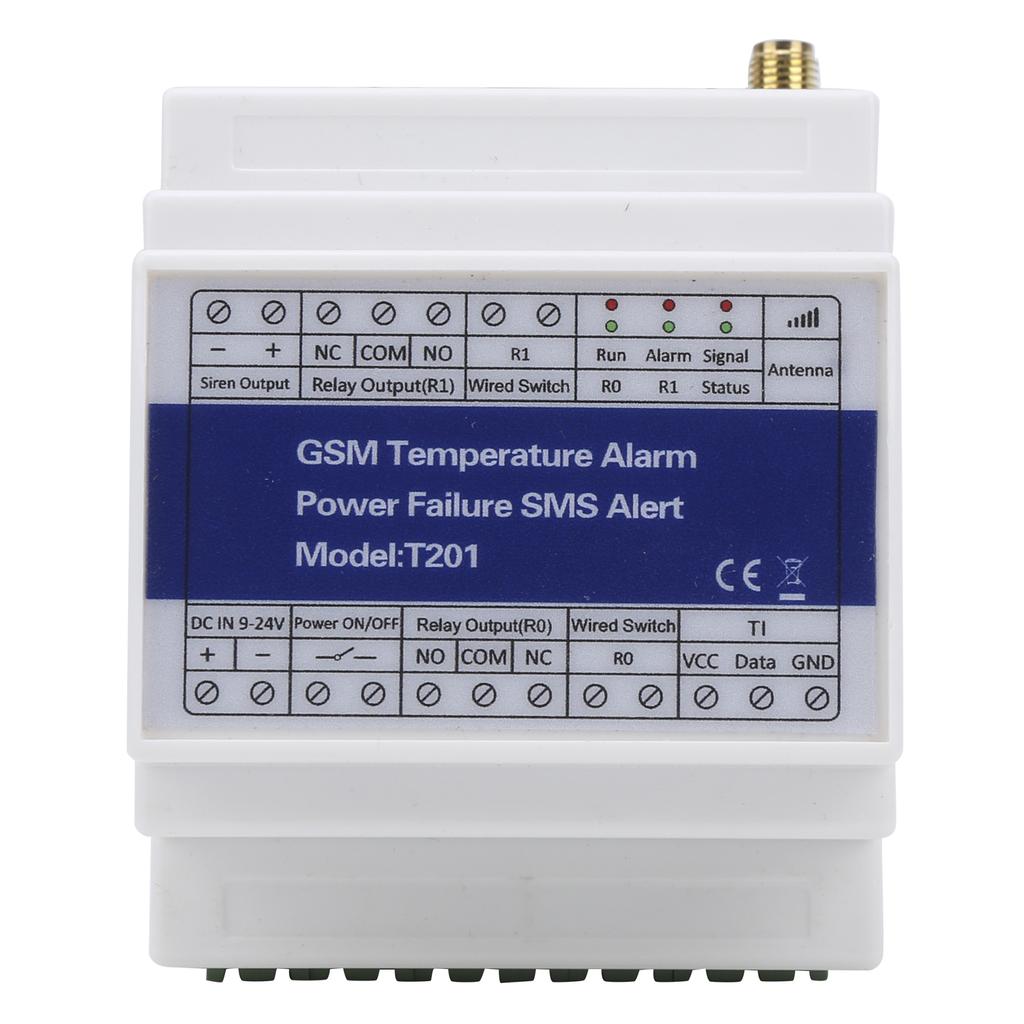 GSM SMS Temperature Alarm Power Failure Alert Remote Control Monitoring Support Timer Report