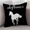 Rock Band Deftones Cute Cartoon L Game Cushion Cover Pillowcase Upholstery Sofa Throw Pillow Home Decor Pillowcas