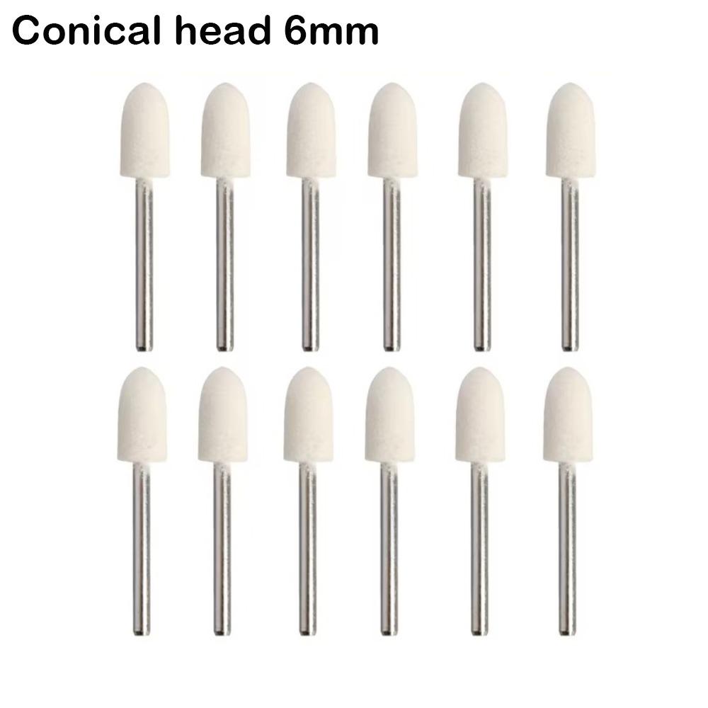 Cashmere Wool Felt Polishing 3mm Shank Buffing Wheels Cashmere Polishing  For Dremel