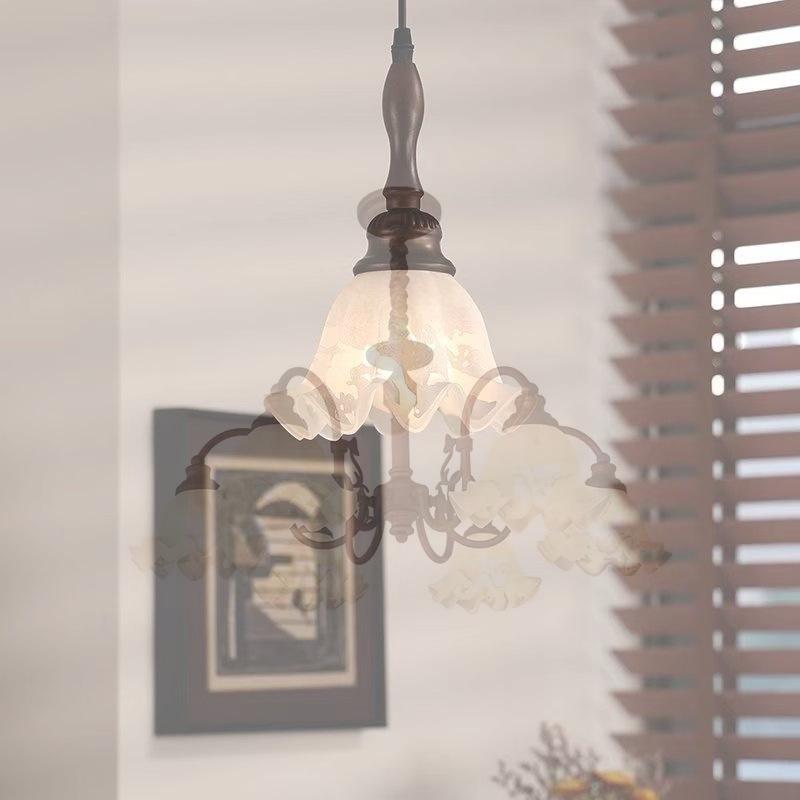 Romantic French Mid-Century Flower Chandelier for Living Room, Bedroom & Restaurant