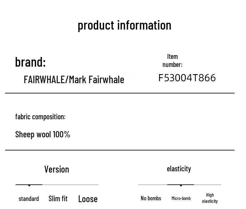 Mark Fairwhale Women's 100% Merino Wool Turtleneck Sweater
