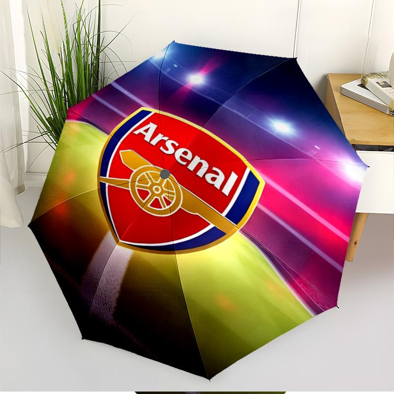 football team Print Automatic Open Close Umbrella, Portable Foldable Umbrella, for Outdoor Commute Camping Trip, Ideal Birthday Gift