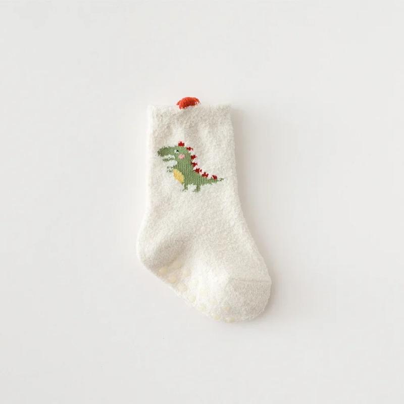 Jesień Zima Grube Ciepłe Rajstopy Dziecięce Super Miękkie Skarpetki Średniej Długości do Połowy Łydki dla Noworodka Niemowlaka Małego Dziecka Chłopca Dziewczynki Długie Skarpetki