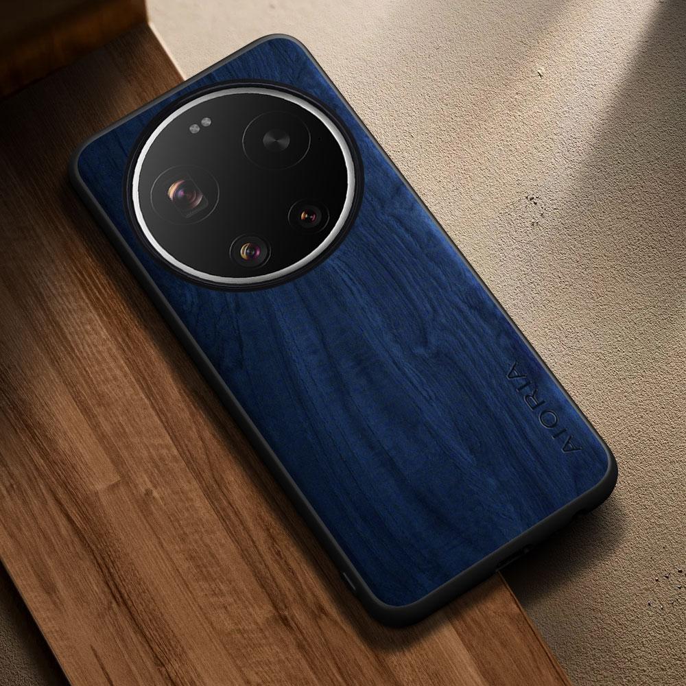 Case for Xiaomi 17 Ultra Capa Funda New Modern Stylish Wooden Pattern Pu Leather Cover for Xiaomi 17 Case Coque