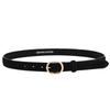 Womens Suede Leather Belt With Pin Buckle Casual Slim Waistband Jeans Dressy Outfits