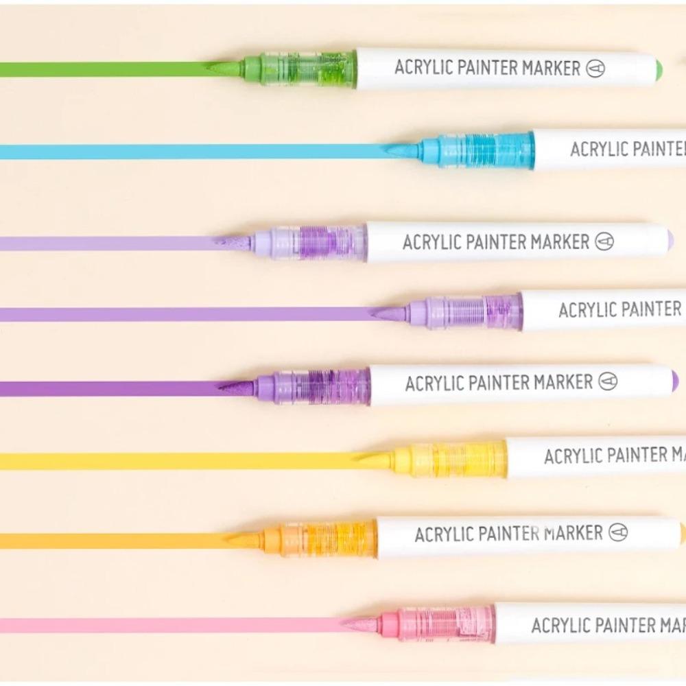 Szybkoschnący Pisak Płynny Prosty Miękka Końcówka Pisak Kolorowy Przenośny Pisak Artystyczny Akwarelowy Malowanie