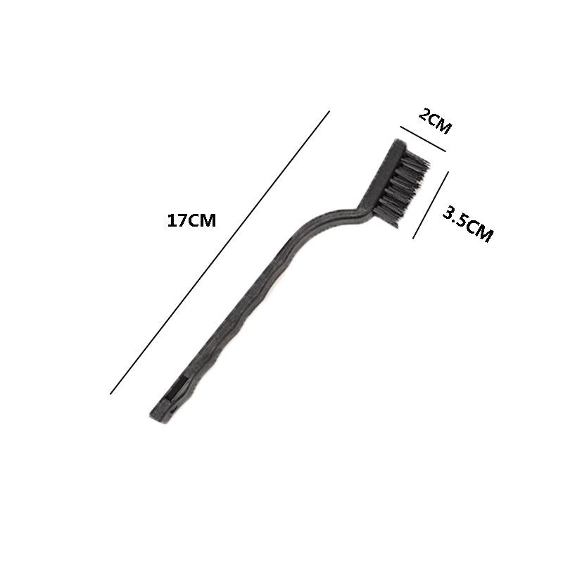 6Pcs Stainless Steel Wire Brush Dirt Hard Cleaning Toothbrush Industrial Toothbrush Mini Copper Steel Wire Brush