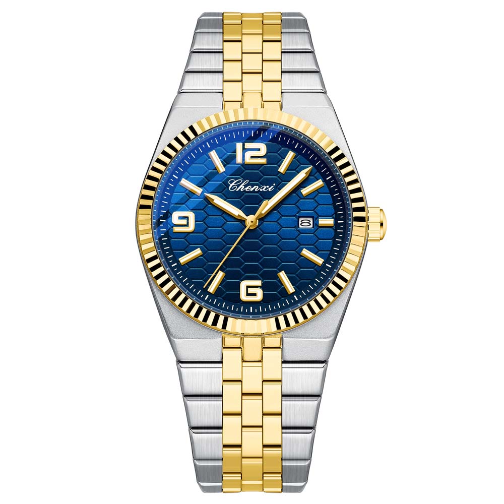 CHENXI Luxury Watch For Man Stainless Steel Waterproof Luminous Date Male Quartz Wristwatches Man Clock New