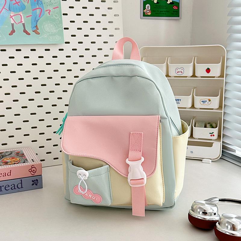 Schoolbag candy color small bag female cute Japanese soft girl student Internet celebrity large capacity sweet Mori girl backpack